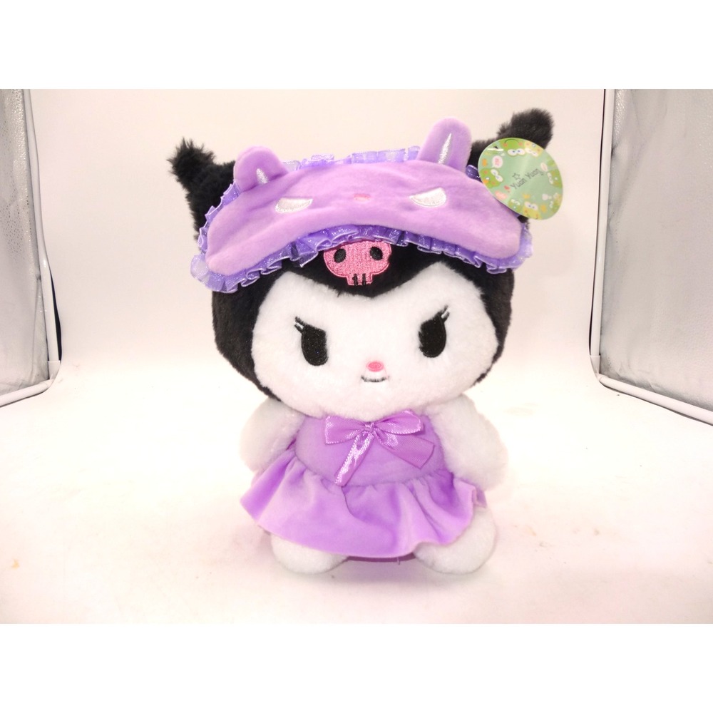 Sanrio Japan Official Plush Bedtime Sleep Mask  Kuromi with‎ Tag NEW!!!
